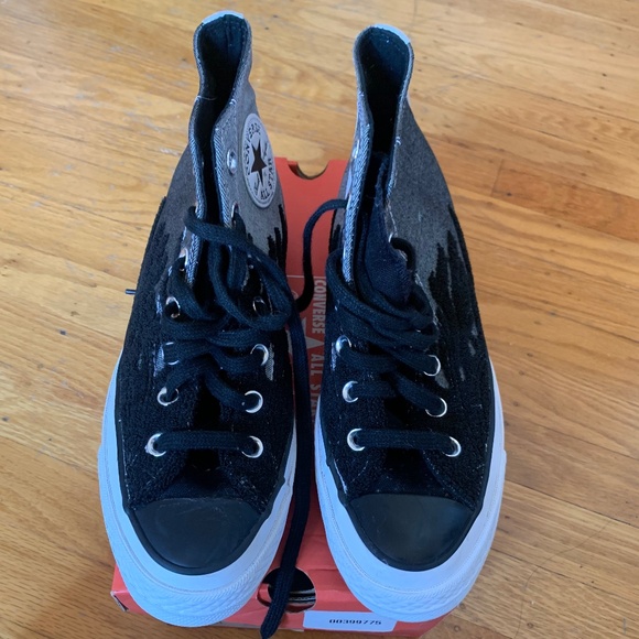 Converse Chuck Taylor Flames UNISEX Black/Grey - Picture 3 of 7